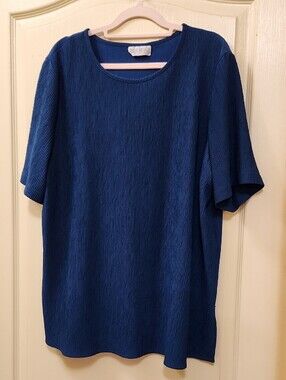 VINTAGE JESSICA MICHELLE RIBBED SHORT SLEEVE TOP